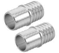 YARNOW Coolant Hose Connector Flange 1 Inch Barb Adapter Aluminum Alloy Precision Connection for Car Radiator 2Pcs Heat Exchanger