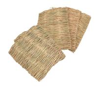 YARNOW Cooling Mat 5pcs Rabbit Grass Mat Guinea Pig Rug Small Hamster Bed Hamster Cooling Sleeping m