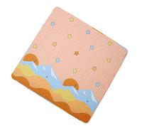 YARNOW Cooling Pet Dog Sleeping Cushion for Cats and Dogs Soft Washable Pad Bright Design for Pets Comfortable Summer Sleep Mat Orange Star Pattern