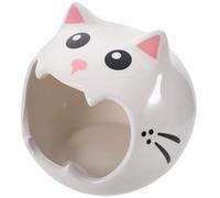 YARNOW Cooling Porcelain Nest for Hamster Summer Pet Ceramic House Mini Hamster Nest Ceramic Animals Design for Guinea Pig Cage Accessories