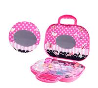 YARNOW Cosmetic Box Safe Non Toxic Childrens Makeup Set with Colors Pretend Play Kit for Boys Creative Dress Up Birthday Gift