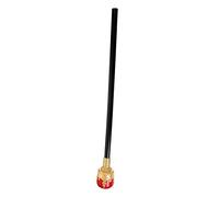 YARNOW Cosplay Cane Prop for Halloween Sturdy Monarch Staff Accessory for Masquerade Carnivals Fancy Dress Parties Lightweight Cane Decor for King Queen Costumes