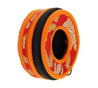 YARNOW Cotton Cloth Storage Bag for Meditation Bell Compact Nepal Style Hand Percussion Case for Finger Cymbals