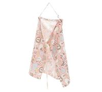 YARNOW Cotton Nursing Cover for Breastfeeding Mothers Full Privacy Protection Apron Adjustable Straps Portable Nursing Blanket for Babies Suitable for-The-Go Use