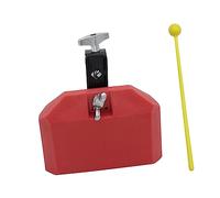 YARNOW Cowbell Bangzi Percussion Instrument Drum Part Red Music Rhythm Parts for Boy Girl Toy Rhythm Percussion Instrument Musical Toy for Boys and Girls Drumming Accessories for Music Te