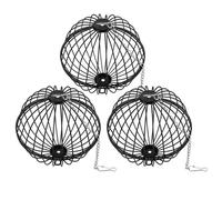 YARNOW Creative Bird Feeder Dispenser for Small Pets and Hamsters, 3pcs Iron Rabbit Grass Ball Rack Hanging in The Garden Or Balcony, Sturdy and Exercise
