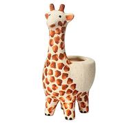 YARNOW Creative Giraffe Ceramic Succulent Planter Pot for Indoor Gardening Cute Animal Flower Container for Flowers and Compact Decorative Vase for Home Office