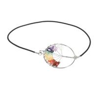 YARNOW Crystal Beaded Rope Bookmark Featuring Tree of Life Pattern, Handwoven Elastic Cord for Readers and Journal Keepers, Symbolic Growth Design