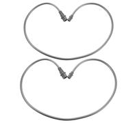 YARNOW Cupping Vacuum Extension Tubes 2pcs 80cm Gray Flexible Replacement Hose for Home Therapy Suction Machine Accessories Compatible with Hand Pump Cupping Sets