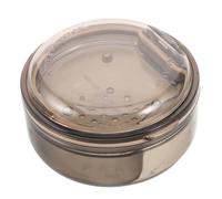 YARNOW Denture Cup Retainer Case, 2 in 1 Definitely No-Leak Retainer Cleaning Case, Braces Storage Box for Travel, Denture Cup with Strainer