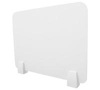 YARNOW Desk Divider Screen Privacy Board for Students, Portable Countertop Barrier Sturdy Design, Sneeze Guard Panel for Office and Classroom Use, Includes Plastic Base