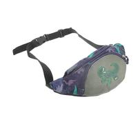 YARNOW Dinosaur Sling Bag for Toddlers Boys Girls Adjustable Crossbody Chest Waist Pack Green Cartoon Kids Fanny Pack for Travel Sports Camping