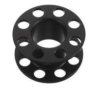 YARNOW Diving Line Wheel Scuba Cord Reel Part Divers Reel Black Pom Material Portable Secure Grip Fits 98.4ft Lines for Technical Scuba Diving