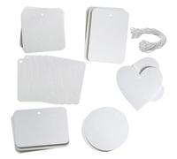 YARNOW DIY Car Air Freshener Felt Sheets Set with Heat Transfer Sublimation, Creative and Square Shapes, White Felt Material for Car Aromatherapy and Holiday Present
