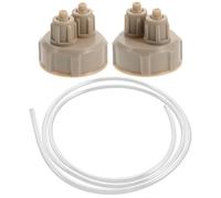 YARNOW DIY Co2 Reactor Bottle Cap for Aquarium Plants and Fish, Easy to Assemble Abs Material Sealing Ring and Tubes, Quick Screw Cap for Controlling Carbon Dioxide in Fish Tanks