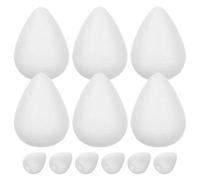 YARNOW DIY Foam Flower Buds Unpainted Craft Foam Buds for Wedding Decorations for Valentine Party and Floral Arranging Supplies 20Pcs