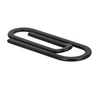 YARNOW Document Paper Clip Stainless Steel Paper Clip Black Creative Shaped Design Convenient to Store and Carry for Working and Studying with Books and Documents