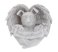 YARNOW Dog Things Pet Memorial Stone Dog Memorial Sculpture Garden Ornaments Bereavement Gifts