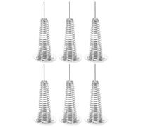 YARNOW Doll Display Stand 6Pcs Iron Material Needle Felting Doll Holder with Portable Rack for Small Items Showcase