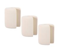 YARNOW Door Pinch Guard Prevents Finger Pinching 3pcs for Proofing Door Stopper Eva Material Beige Versatile Fit and Cabinets Safety Protection
