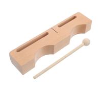 YARNOW Double Bass Bang Percussion Rhythm Clapper Wood Block Wooden Beater for Latin Drum Instrument Music Practice