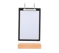 YARNOW Double Side Desktop Display Stand Suitable for Display Marketing with Dustproof and Stain Resistant Features, Stainless Steel and PVC Material for Restaurant Menus