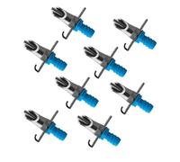 YARNOW Double Spring Automatic Feeder and Water Drinker Compatible with Wire Cages for Rabbits and Chinchillas 10pcs Easy Assembly Waterer for Small Random Color