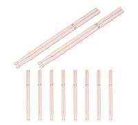 YARNOW Drumsticks with Comfortable Grip 10 Pairs 5a Maple Wood and Precise Balance Premium Wooden Snare Sticks for Band Practice and Performers for Exercise Drumming
