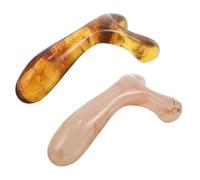 YARNOW Dual Fork Nose Scraping Tool Portable Handheld for Resin and 2pcs Massage Comb Meridian Regulation and Muscle Relaxation, Skin Care Scraping Tool for Professional Beauty