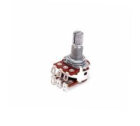 YARNOW Dual Shaft B500K Audio Potentiometer Long Knurled Split Shaft for Guitar Volume or Tone Control High Precision Electric Guitar Accessory