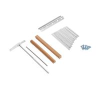 YARNOW Durable Kalimba Tuning Tool Set Keys Metal Parts for Thumb Piano DIY Kit with Excellent Materials Easy Installation Assorted Color