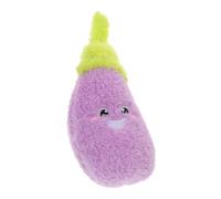 YARNOW Durable Plush Vegetable Eggplant Chew for Interactive Play Engaging Sound for Cats and Dogs Lightweight Design for