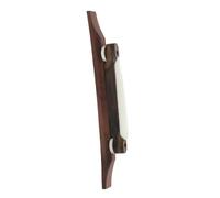 YARNOW Ebony Archtop Guitar Bridge Tailpiece with Bone Saddle, Smooth Surface, Height Adjustable, Made of Metal and Wood, Special Custom Designed for Jazz Guitar and Mandolin Accessories