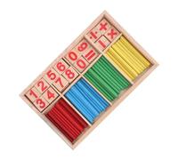 YARNOW Educational Counting Rods for Early Math Learning Puzzle for Preschool and Kindergarten Recognition and Quantity Relationship Development Safe and Practical Childrens Arithmetic