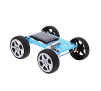 YARNOW Educational Solar Powered Car Model Kit for DIY Vehicle Science Project Solar Car Building Enhances Hands Skills and Safe and Suitable for School Teaching and Experiments