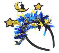 YARNOW Eid Mubarak Moon Star Headband with Comfortable Wear and Versatile Use for Islamic Celebrations and Photo Booth Props Featuring Unique Design and Beautiful Arabic Elements