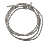 YARNOW Electric Guitar Wire: Braided Shielded Wire - Waxed Core - Cloth Covered Pushback Cable - Instrument Pickup Electronics Circuit Cord, 6.5 Feet, Silver
