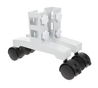 YARNOW Electric Heater Stand Feet 2pcs Infrared Heater Universal Base Wheels Screw Adjustable Bracket Suitable for Home Apartment Office School