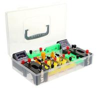 YARNOW Electricity Learning Kit for Junior Students Physics Teaching Equipment Basic Circuit Experiment Box Portable Educational Science Kit for School Home Laboratory Random Color