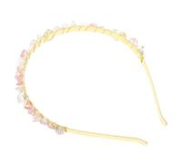 YARNOW Elegant Crystal Bride Hairband with Versatile Use and Metal Design, Bridal Hair Accessories for Women to Add a Touch of Elegance at Festive Events and Celebrations