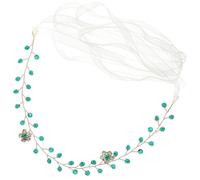YARNOW Elegant Rhinestone Hair Band Crystal Bridal Hair Vine Adjustable Wedding Headpiece Enhancing Temperament for Bride and Female Guests at Weddings and Parties
