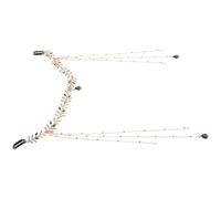 YARNOW Elegant Zinc Alloy Hair Accessory Tassel Embellishment Comfortable Wear Golden Headband for Hair for Parties and Daily Life