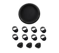 YARNOW Empty Drum Parts Professional Drum Fittings Accessories for Music Studio Ergonomic Finger Covers and Foot Covers
