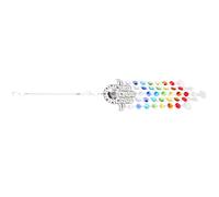 YARNOW Evil Eye Crystal Suncatcher Lightweight and Easy to Carry Hanging Adornment with Beautiful Appearance for Garden and Birthday Decoration