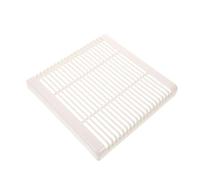 YARNOW Extractor Fan Cover Exhaust Fan Grille 9x9 Inch Square White Plastic for Wall-mounted Bathroom Ventilation Systems