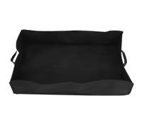 YARNOW Fabric Grow Bag Rectangle Planter with Handles, 100x60x20cm Large Non-woven Garden Pots for Raised Bed Vegetables Herbs Flowers, Black Breathable Aeration Planting Container