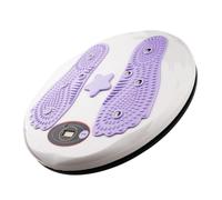 YARNOW Fat-reducing Twisting Waist Plate Exercise Device with Silent Function, Made of Sturdy Pp and Aluminium Alloy, Slimming Rotating Board for Home Fitness and Pilates Workouts