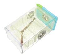 YARNOW Feeding Box Stick Breeding Tool Educational Userfriendly Plastic and Wood Habitat Terrarium with Sleek Unique Design for Home and Office Experienced Breeders