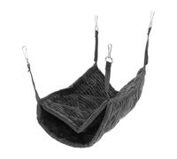 YARNOW Ferret Cage Hammock - Plush Hanging Tunnel Bed for Small Animals - Hideout Swing with Hanging Clips for Rat and Hamster Pet