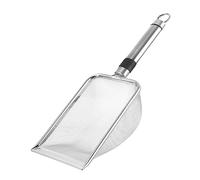 YARNOW Fine Mesh Stainless Steel PET Litter Scoop Lightweight Cleaning Tool for Reptile Excrement Cat Litter Hamster and Chicken Suitable for Terrarium